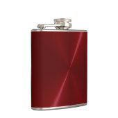 Rood metaalmetaal heupfles (Rechts)