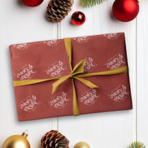 Rood minimalistisch vrolijk en helder kerstfeest