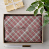 Rood, Mocha & Cream Plaid Tissuepapier (Geschenk)