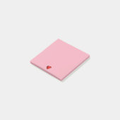 Rood Mode Harde roze Post-it notities Post-it® Notes (Schuin)