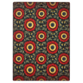 rood monogram hartklembord klembord (Achterkant)