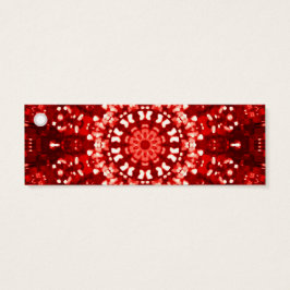 Rood moorish Islamitisch cadeau label Mini Visitekaartjes