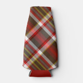 Rood Multi Plaid Flesjeskoeler (Voorkant)
