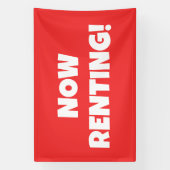 Rood Nu Huren Banner (Verticaal)