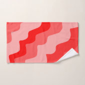 Rood-oceaangolven golvende gradiënt bad handdoek (Handdoek)
