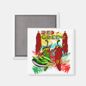 Rood of Groen? Magneet (Voorkant / Achterkant)