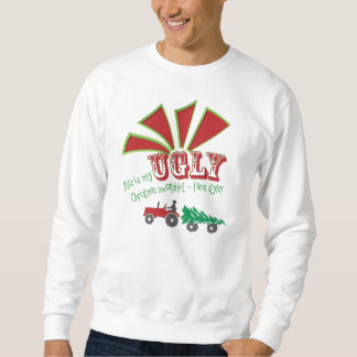 Rood of groen overhemd met kerst trui