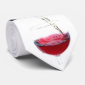 rood of wit stropdas (Opgerold)