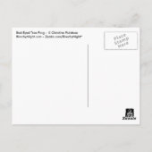 Rood-ogen Briefkaart kikker (Achterkant)