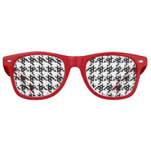 Rood omhuld zwart-wit