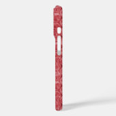 Rood omlooppatroon Case-Mate iPhone case (Achterkant / Links)