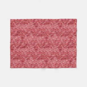 Rood omlooppatroon fleece deken