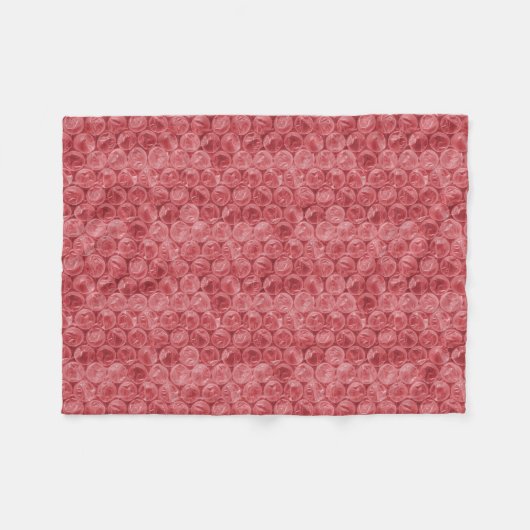 Rood omlooppatroon fleece deken (Voorkant (Horizontaal))