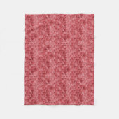 Rood omlooppatroon fleece deken (Voorkant)