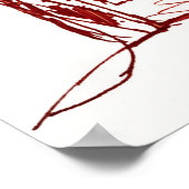 ROOD ONVOLTOOID POSTER (Hoek)