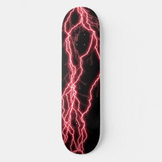 Rood onweer elektrisch skateboard