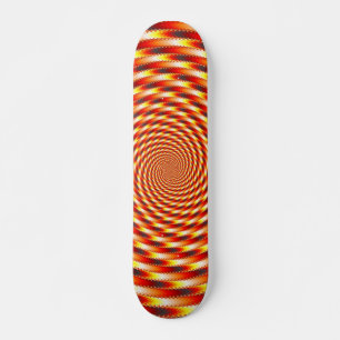 Rood oog - Fractal Skateboard