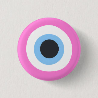 rood oog ronde button 3,2 cm