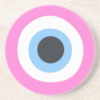 rood oog zandsteen onderzetter