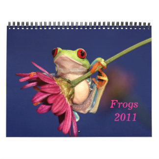 Rood oogboomkikker, kikkers 2011 kalender