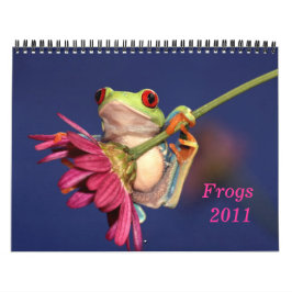 Rood oogboomkikker, kikkers 2011 kalender