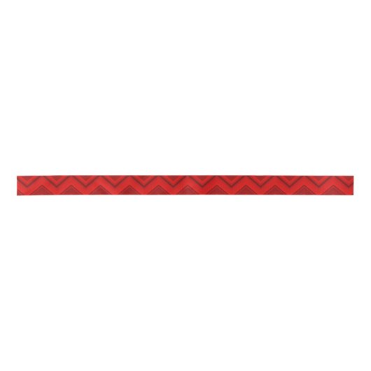 Rood op rode Chevron Lint (Voorkant)