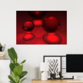 Rood op rood met rood poster (Thuiskantoor)