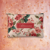 Rood op roze Hibiscus Bloemen Etui