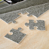 Rood op Silver COE Puzzle Legpuzzel (Zijkant)