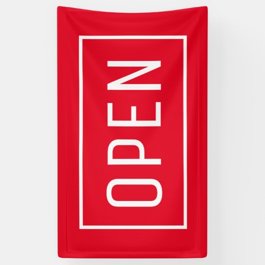 ROOD OPEN TEKEN SPANDOEK (Verticaal)