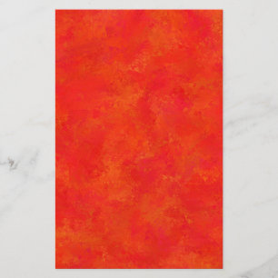 Rood Oranje Abstract Patroon Briefpapier