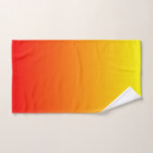 Rood, Oranje en Geel verloop van de Waterverf Bad Handdoek (Handdoek)