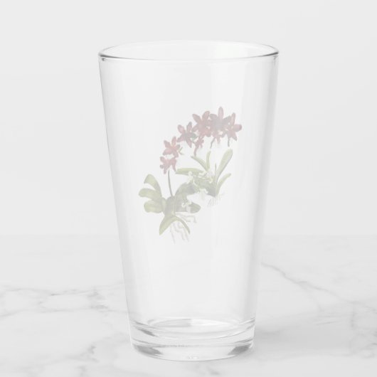 rood orchideeglas glas (Achterkant)