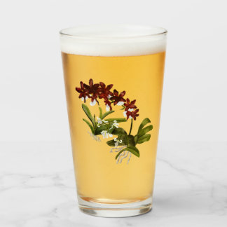 rood orchideeglas glas