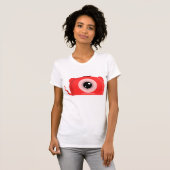 Rood Oso Vrouwen T-shirt (Voorkant volledig)