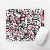 Rood overal muismat (Met muis)