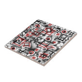 Rood overal tegeltje (Zijkant)