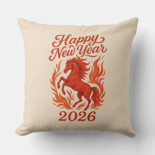 Rood paard 2026 kussen