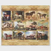 ROOD PAARD CADEAUPAPIER (Vlak)