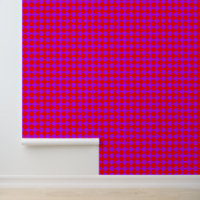 Rood Paarse Checker Diamantpatroon