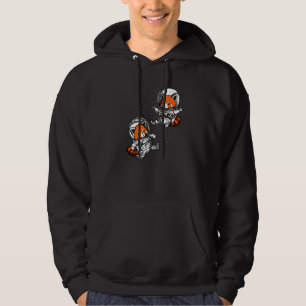 Rood Panda Beer Ruimte Astronaut Kosmische Meisjes Hoodie