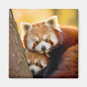Rood Panda Dier Wild Beauty Freedom Wilderness Magneet
