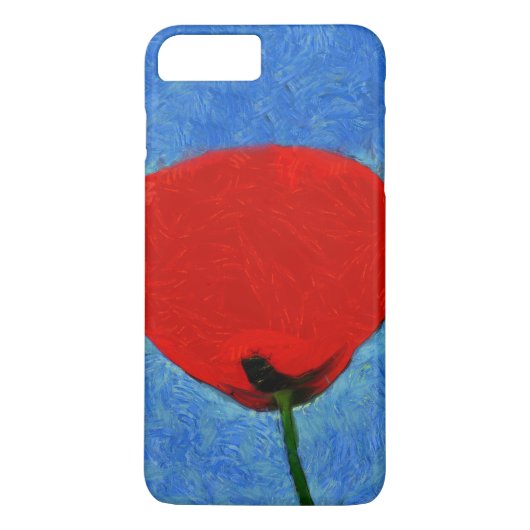 Rood papaver schilderij Case-Mate iPhone case (Achterkant)