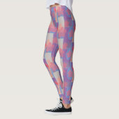 rood patchpatroon leggings (Links)