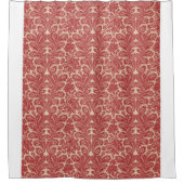 rood patroon douchegordijn (Voorkant)