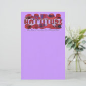 rood pet briefpapier (Staand voorkant)