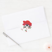 Rood Pet Kat Sticker (Envelop)