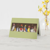 Rood Pet Nachtkaart Kaart (Gele Bloem)