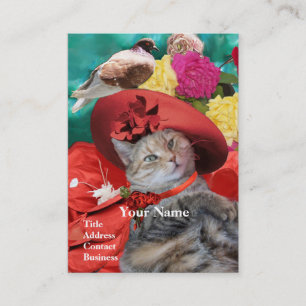 ROOD PET VAN PRINSES TATUS Pet, Cat Beauty Salon Visitekaartje