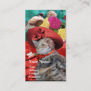 ROOD PET VAN PRINSES TATUS Pet, Cat Beauty Salon Visitekaartje